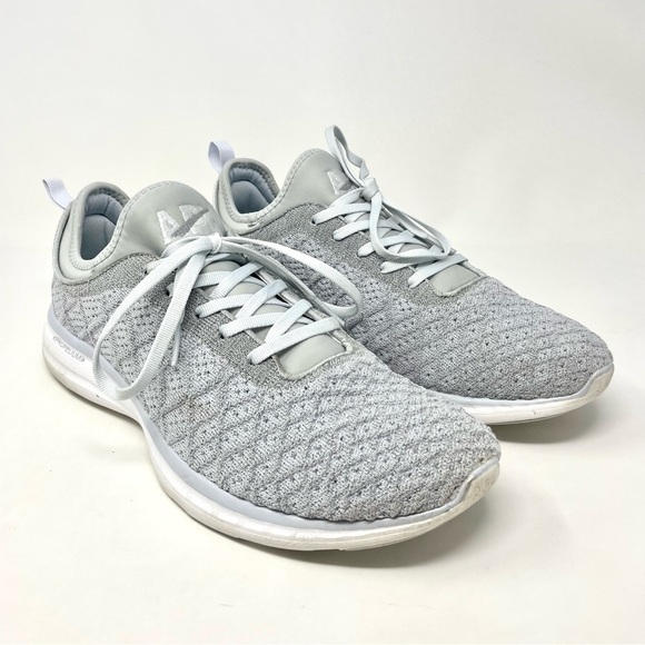 APL: Athletic Propulsion Labs Grey Techloom Phantom Running Sneakers Size 12 - Picture 2 of 9